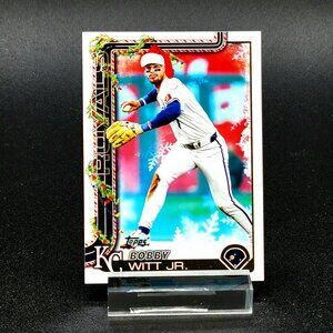 Bobby Witt Jr. 2025 Holiday Santa Hat Short Print Kansas City Royals